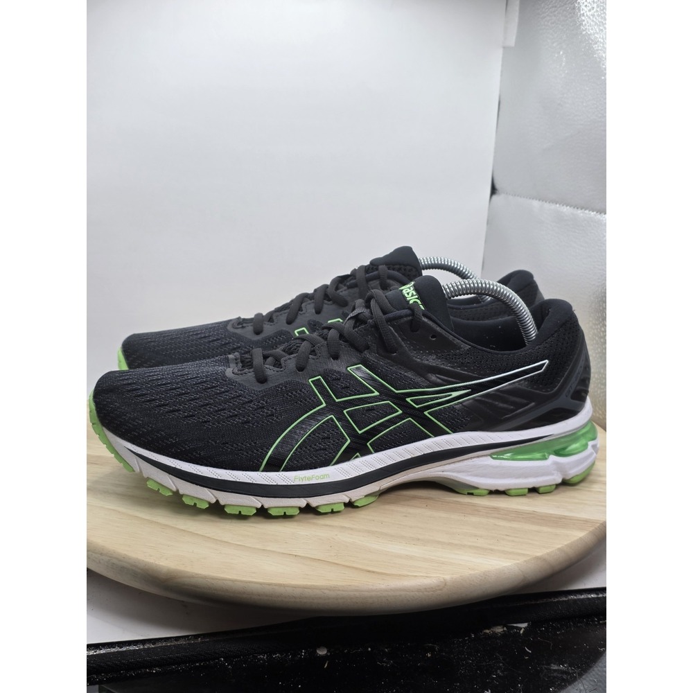 Mens Size 10  - Asics GT-2000 9 Black Athletic Running Shoes Sneakers 1011A983